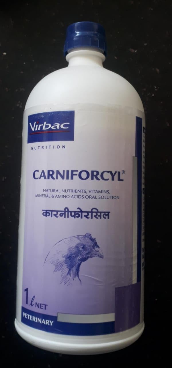 CARNIFORCYL (1 Litre) - Natural nutirents, Vitamins, Mineral & Amino acids Oral Solution for Poultry-picture-13