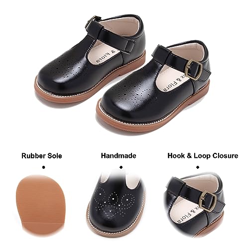 Image of Felix & Flora Toddler Little Girl Mary Jane Dress Shoes - Ballet Flats for Girl Party School Shoes