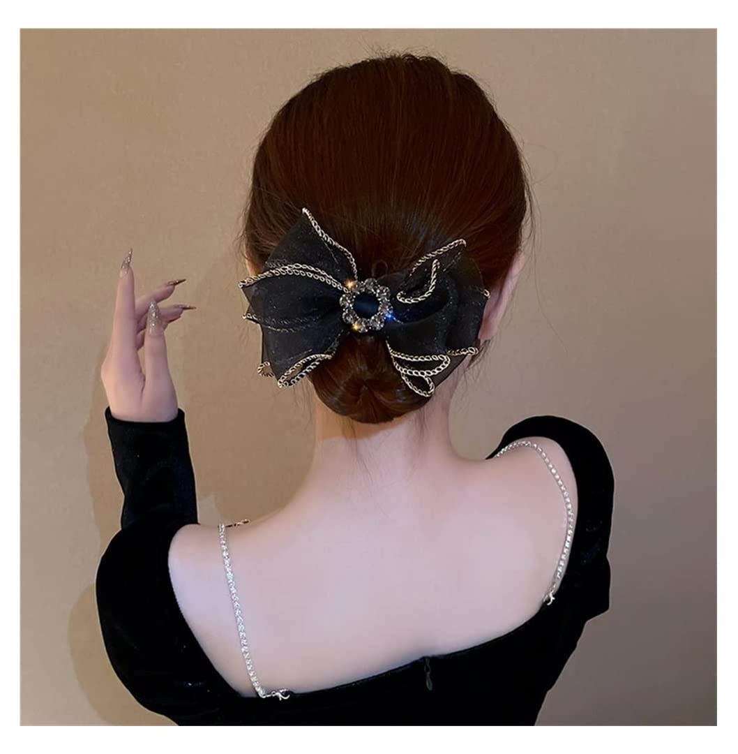 Feste Elastici Capelli Pizzo Fiocco Testa Corda Perla Per Capelli Cavallo Anello Per Accessori Per Decorazione