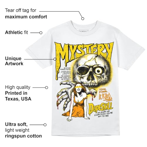 Image of DopeSkill Halloween Graphic Tee Streetwear Hip Hop Hypebeast Unisex T-Shirt Sneaker Colour Matching Shirts Spooky Graphic