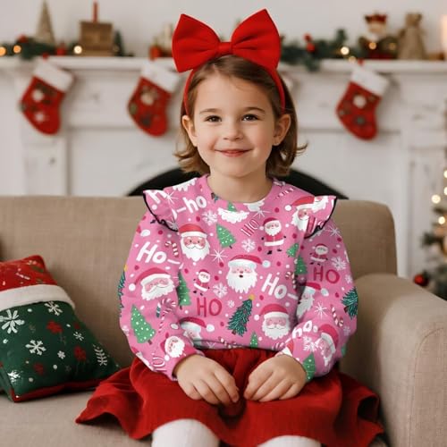Sweat décontracté de Noël fille pour éviter les pulls qui grattent - 3
