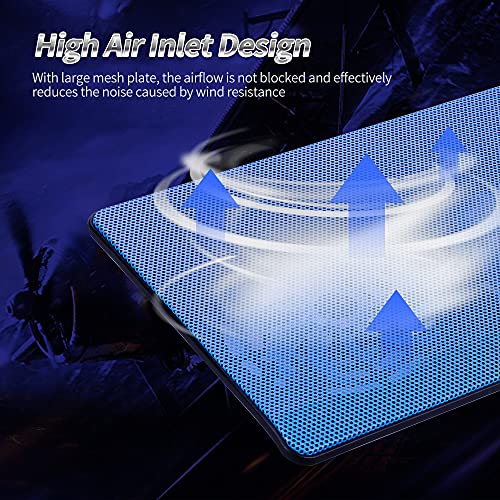 Refrigerador para lap de alto desempenho Notebook Cooling Pad Coolers duplos Cooler com duas portas