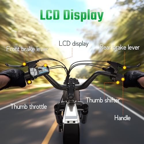 TST Electric Bike for Adults, 1500W Peak Motor Ebike with