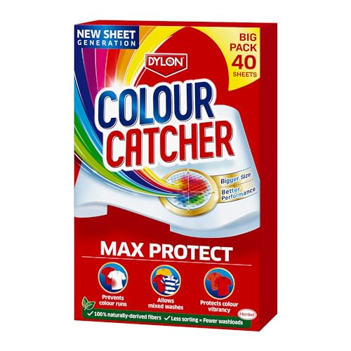Colour Catcher Complete Action+ Laundry Sheets, Helps to Prevent Colour Run and Protects Brightness – 40 Sheets