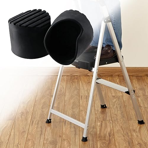 Image of Pack of 2 Extension Ladder Feet Cushion Boots Round Sturdy Replacement Parts 6.4cm |Home & Garden | Tools | Ladders