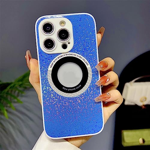 Coque silicone bleu laser pour iPhone 13 Pro Max protection premium