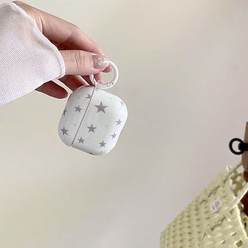 Miniatura 3 de Funda para AirPods 21 con diseño de estrella bonita, con kit limpiador protector de auriculares para AirPods de 21 generación, color azul