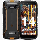 DOOGEE S41 Plus Rugged Smartphone 2024,6300mAh Battery,8GB+128GB/TF 1TB,Android 14 Smartphone,Octa Core,IP68 Waterproof Phone,13MP AI Main Camera Rugged Phone,5.5' IPS HD+ Display,Face Unlock,OTG/NFC
