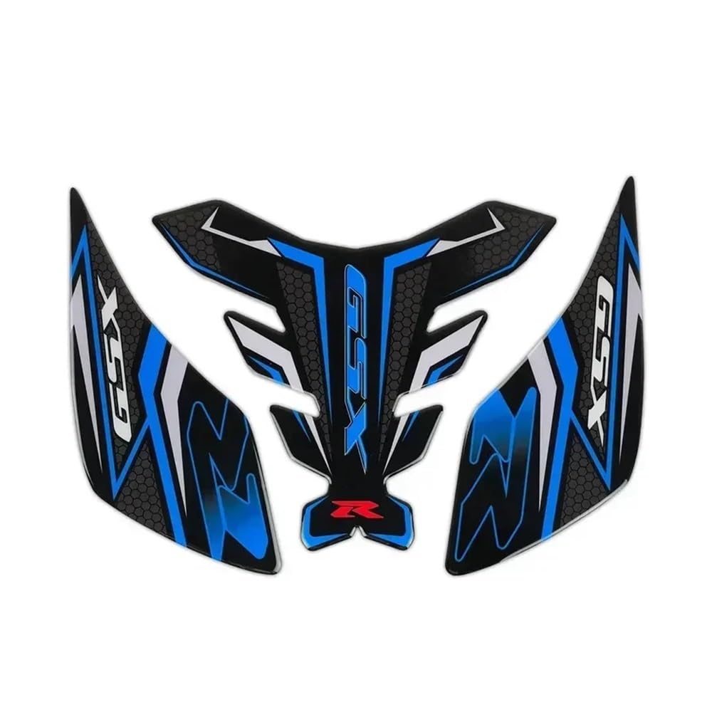 Motorcycle Tank Pad Protection for GSX250R Motorbike Fuel Tanks Traction Pads Tank Cap Protection Fishbone Three-Dimensional Sticker Body Decal Scratch