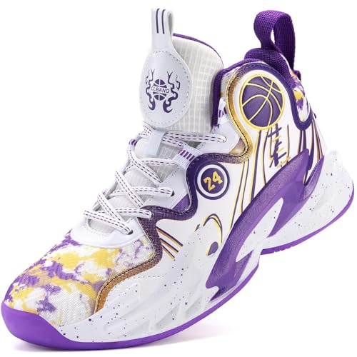 Zapatillas de baloncesto anticaídas antideslizantes y ligeras for hombre activo