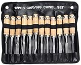 ✓HINWEIS: Dieses Holz Stechbeitel Set ist ein Einstiegsprodukt und muss vor der Verwendung selbst poliert werden. Runde Messer schleifen zuerst innen und dann außen, und flache Messer schleifen zuerst das Flugzeug und dann die Abschrägung (zurück). Ich empfehle Benutzern, keine Maschinen zum Schärfen von Messern zu verwenden. Um die Qualität des Messers nicht zu beeinträchtigen.