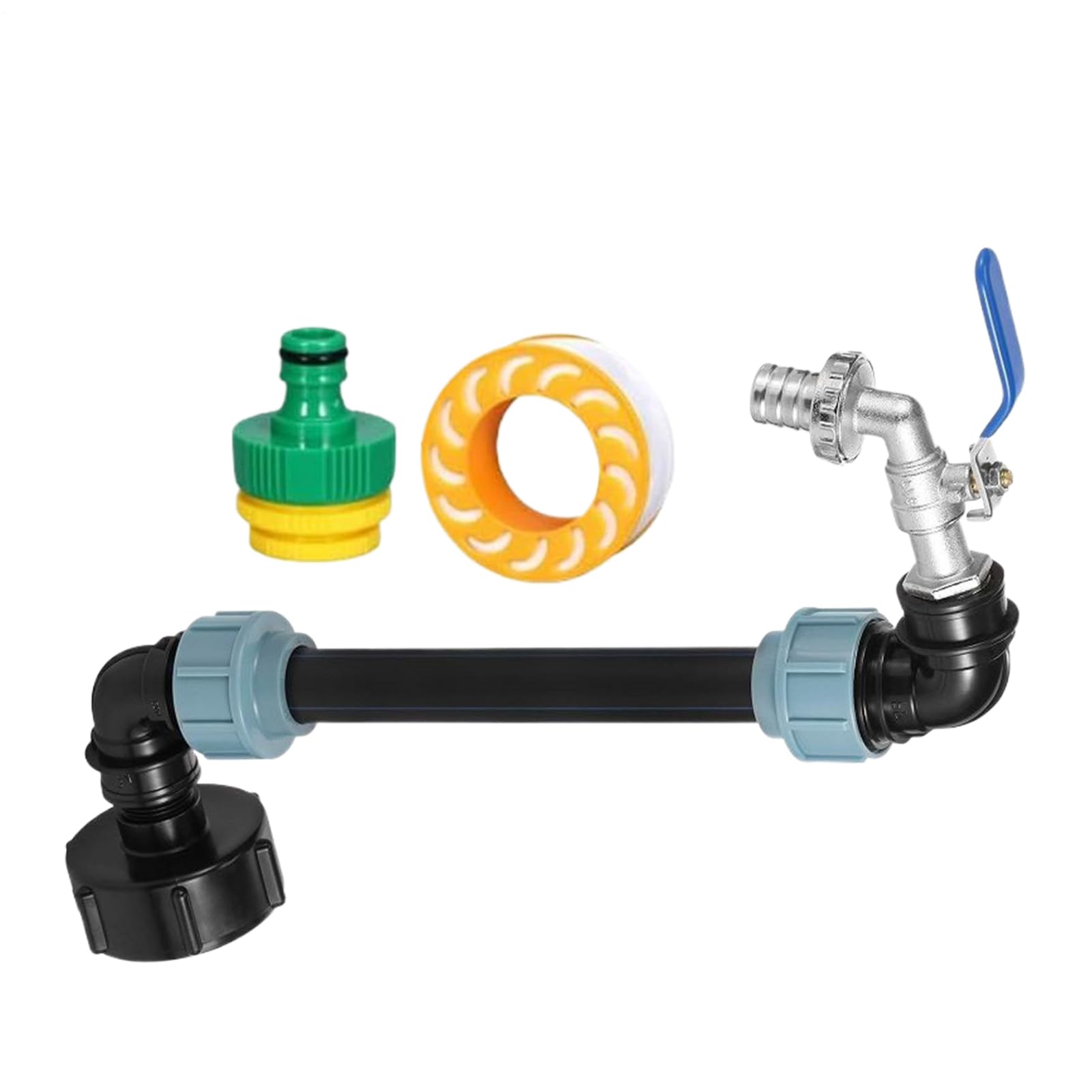 Vanne cuve gallon pour arrosage de jardin et stockage d'eau