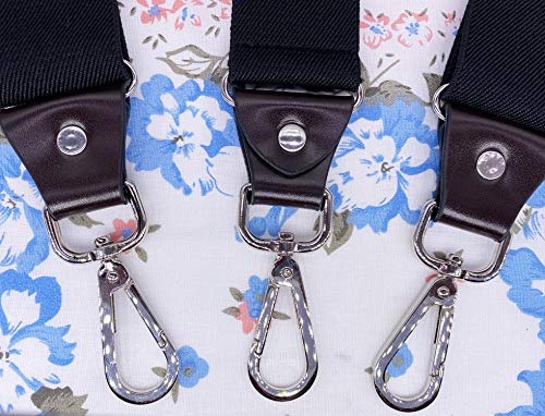 Ayosush Retro Y Suspenders For Men Heavy Duty Big And Tall Hooks For Belt Loop Jeans Black Shape Formal Braces #TOP1