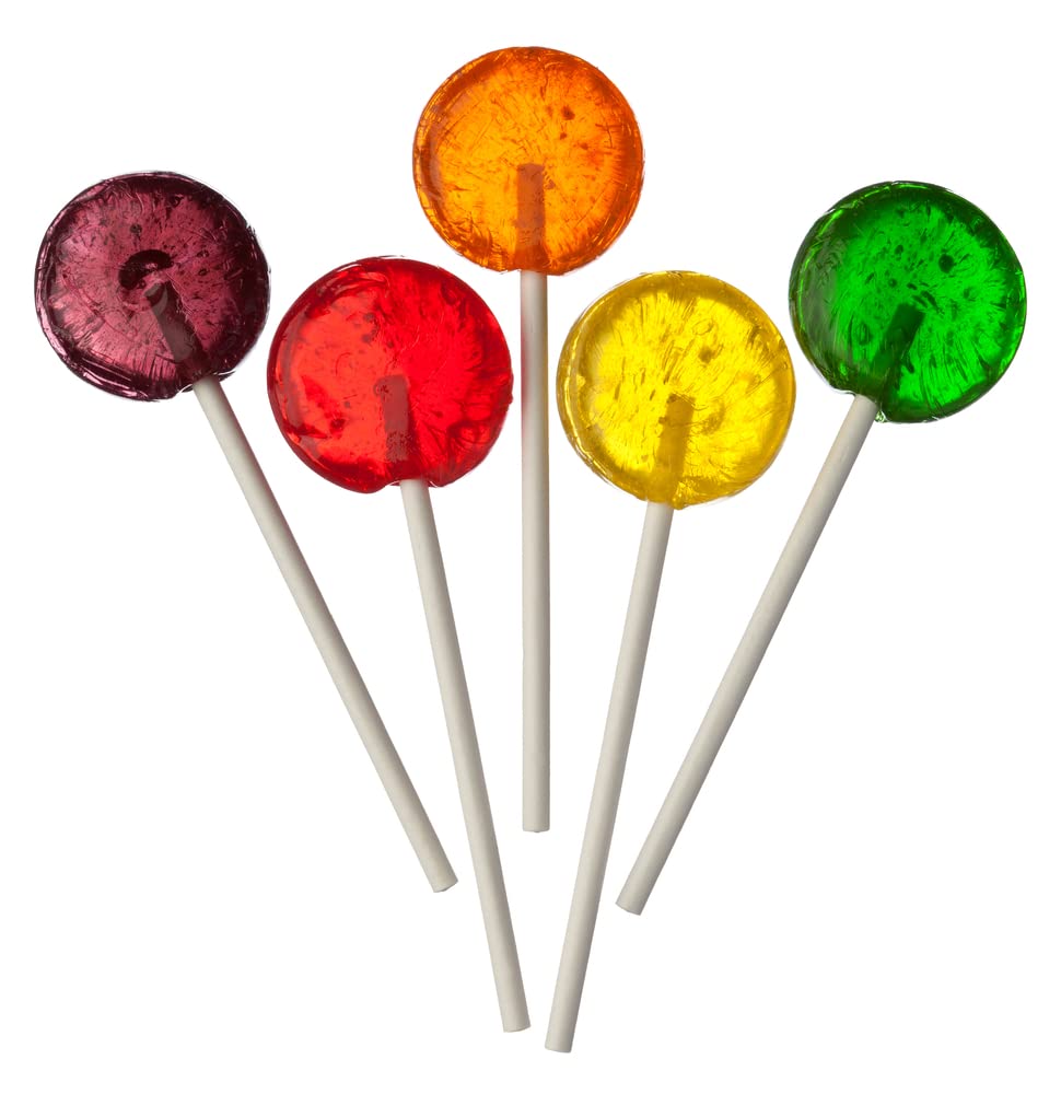 Lollipops – 2.5 Pound – Classic Lollipops Individually Wrapped – Candy Suckers – Assorted Fruit Flavors – Lollipops for Kids – Birthday Party Goodie Bag Favors – Bulk Candy