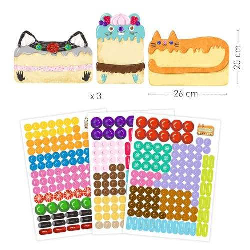 Djeco 30075 Lpa Cakes & Sweets Collages Mosaic Kit thumb #2
