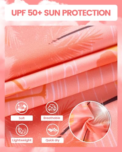 Image of Angel season Girls Swimsuits Kids Bathing Suit One Piece Swimwear with UPF 50+ Cute
