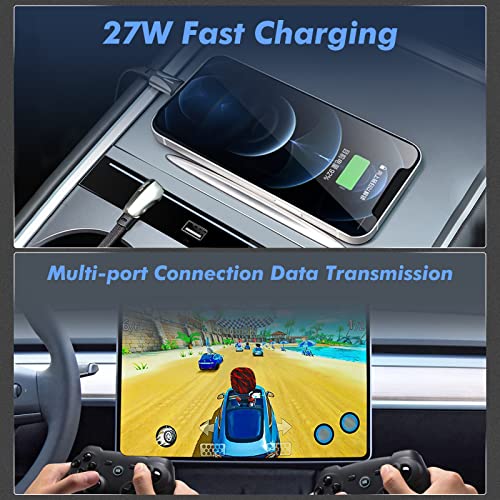 Elegve-USB-Hub-Docking-Station-of-Center-Console-Tesla-Model-3Y-Accessories-4-in-1-Multiport-Center-Console-Adapter-Accessories-with-PD-Fast-Charge-Port