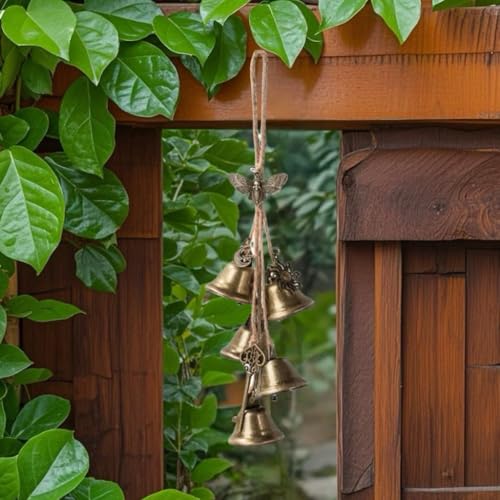 Hexenglocken, Hexenglocken für Zuhause, handgefertigte Hexerei-Dekoration, dekoratives Windspiel für Tür, Fenster, Veranda und Garten (Stil C)