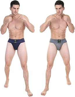 Men's Cotton Blend Regular Solid Boxer Briefs