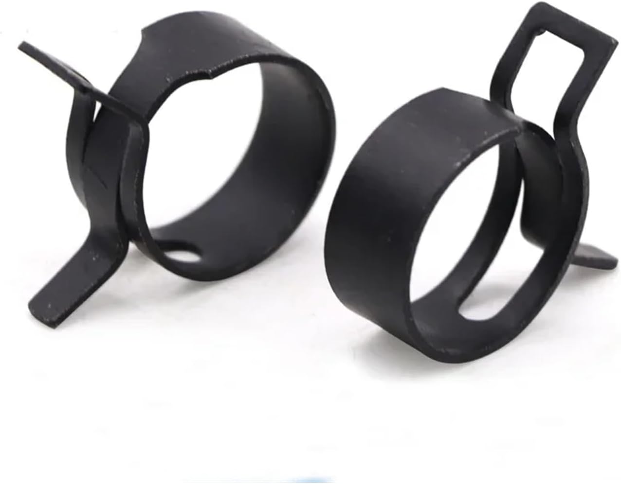 10pcs Stainless Steel Spring Hose Clamps 6-22mm Fuel/Water/Air Pipe Clips for Automotive and Plumbing(M6)