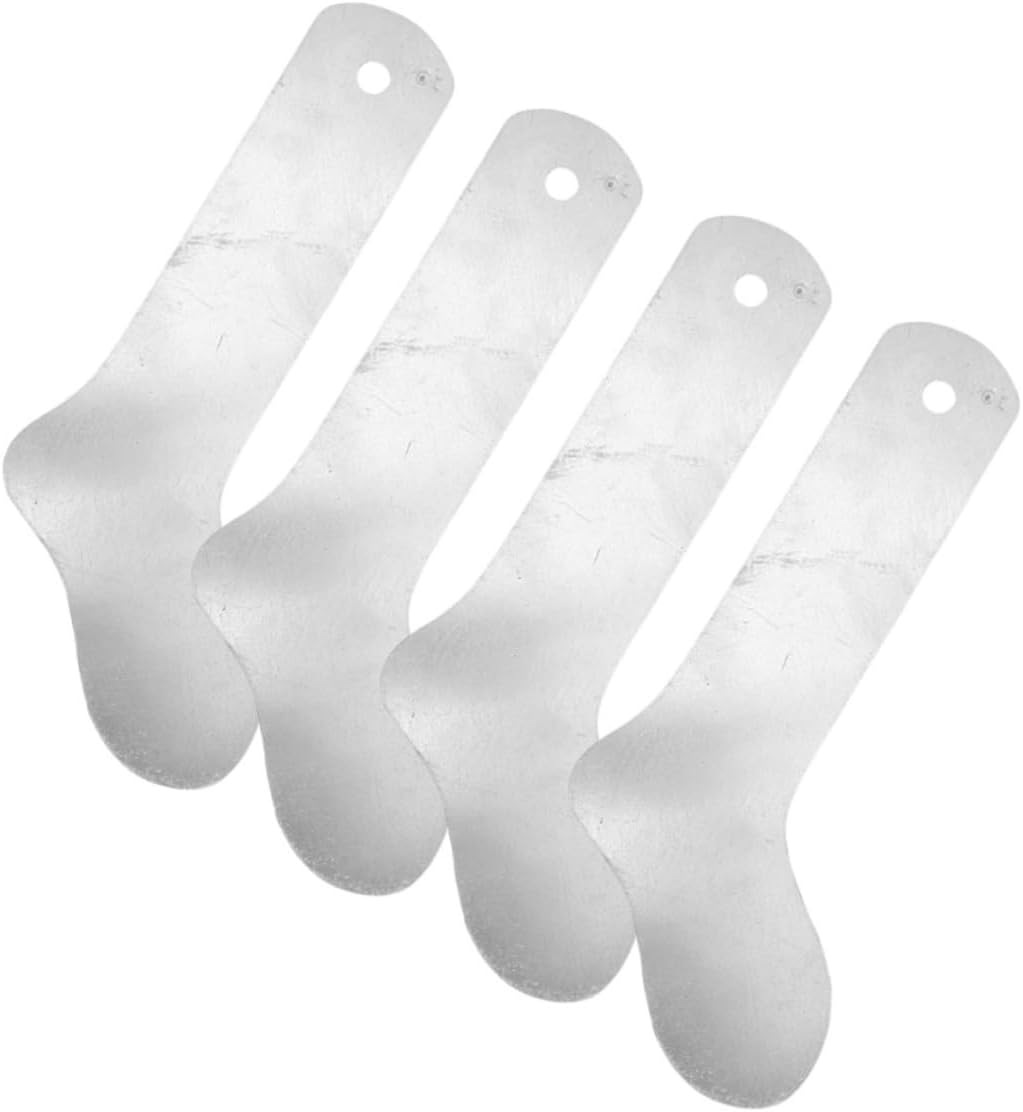 4pcs Curved Aluminum Sublimation Jigs for Socks Printing and DIY