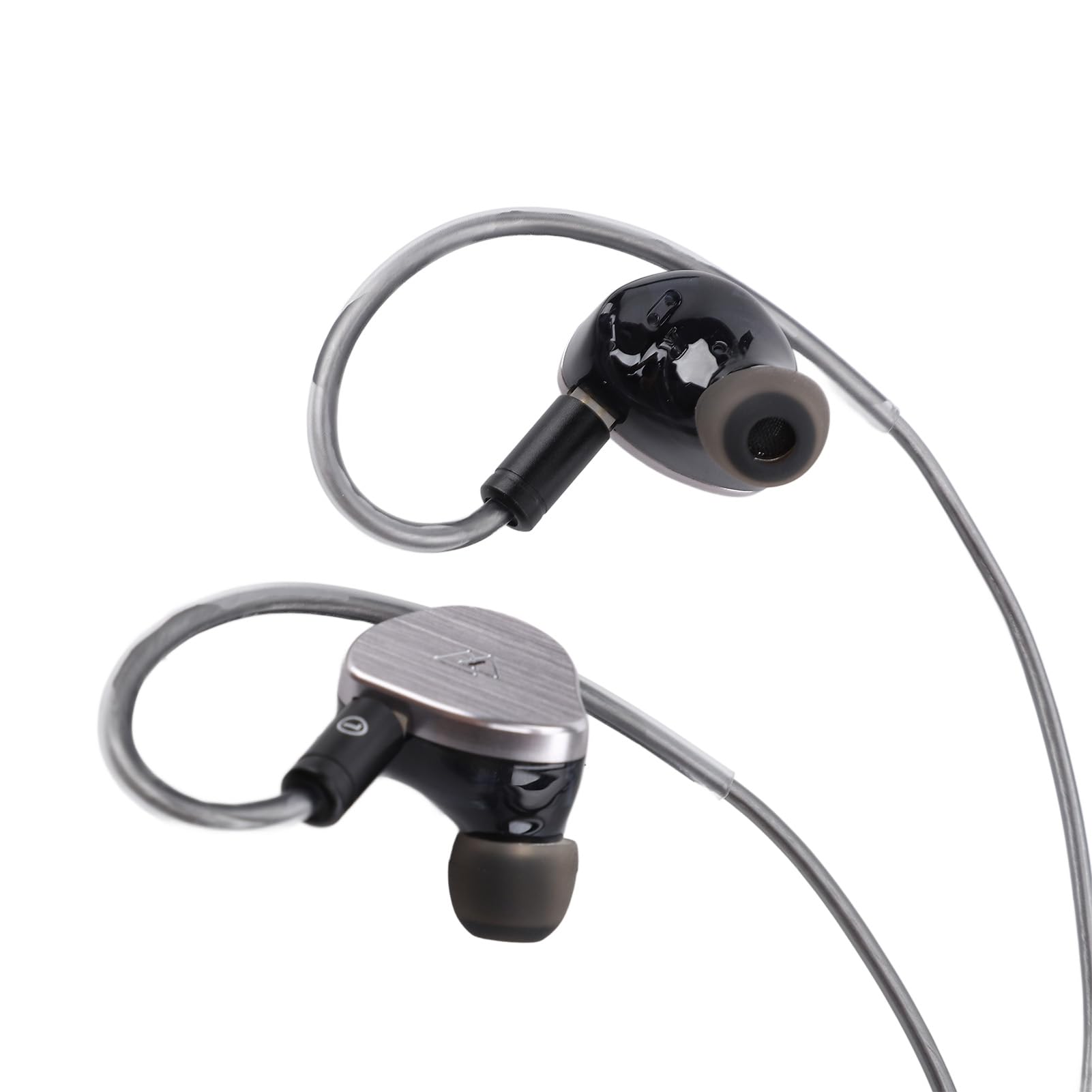 Bewinner Auricolari Cablati HiFi, Cuffie Intrauricolari con Isolamento Acustico, Driver Dinamico da 12 Mm a 2 Pin da 3,5 Mm, Cuffie Monitor da Studio per Musicisti, Cantanti, Audiofili (BQ10 Tipo C