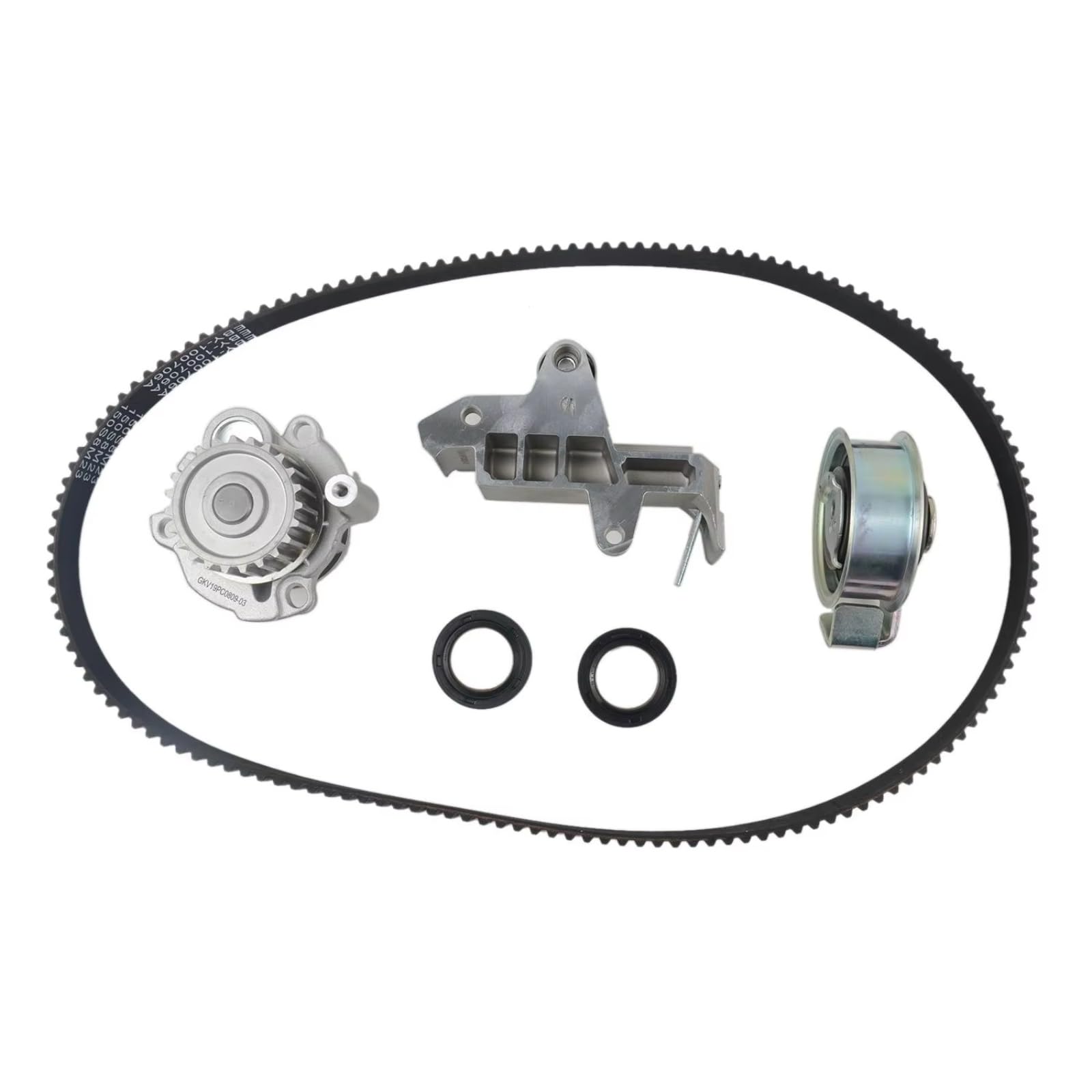 Compatible Con Skoda Para Octavia 1996-2010 Kit Repuestos Tensor Bomba Agua Y Correa Distribución Modificación MN980030 Kit Distribucion Auto