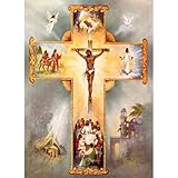 Fairylove 30×40 DIY Diamond Painting Bead Painting Diamond Dotz Cubic Rhinestone Pasting Kits, Jesus Cross
