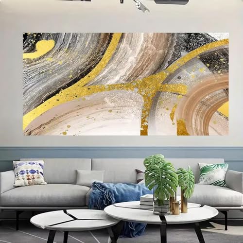 IHHGNB Póster de lienzo geométrico abstracto moderno para pared, impresión artística, pintura para sala de estar, hogar, oficina, decoración de pared, 50 x 100 cm (20 x 39 pulgadas), sin marco