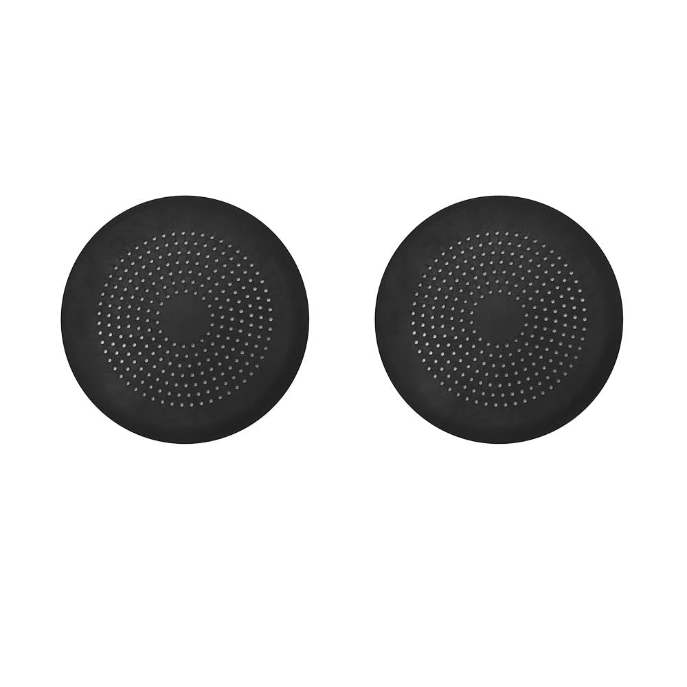 Silicone Drain Protector, 2Pcs Drain Protectors, Sink Filter, Drain Strainers with Sucker, Shower Drain Hair Catcher, Sink Strainer Protector, for Kitchen, Bathroom, Bathtub(Black)