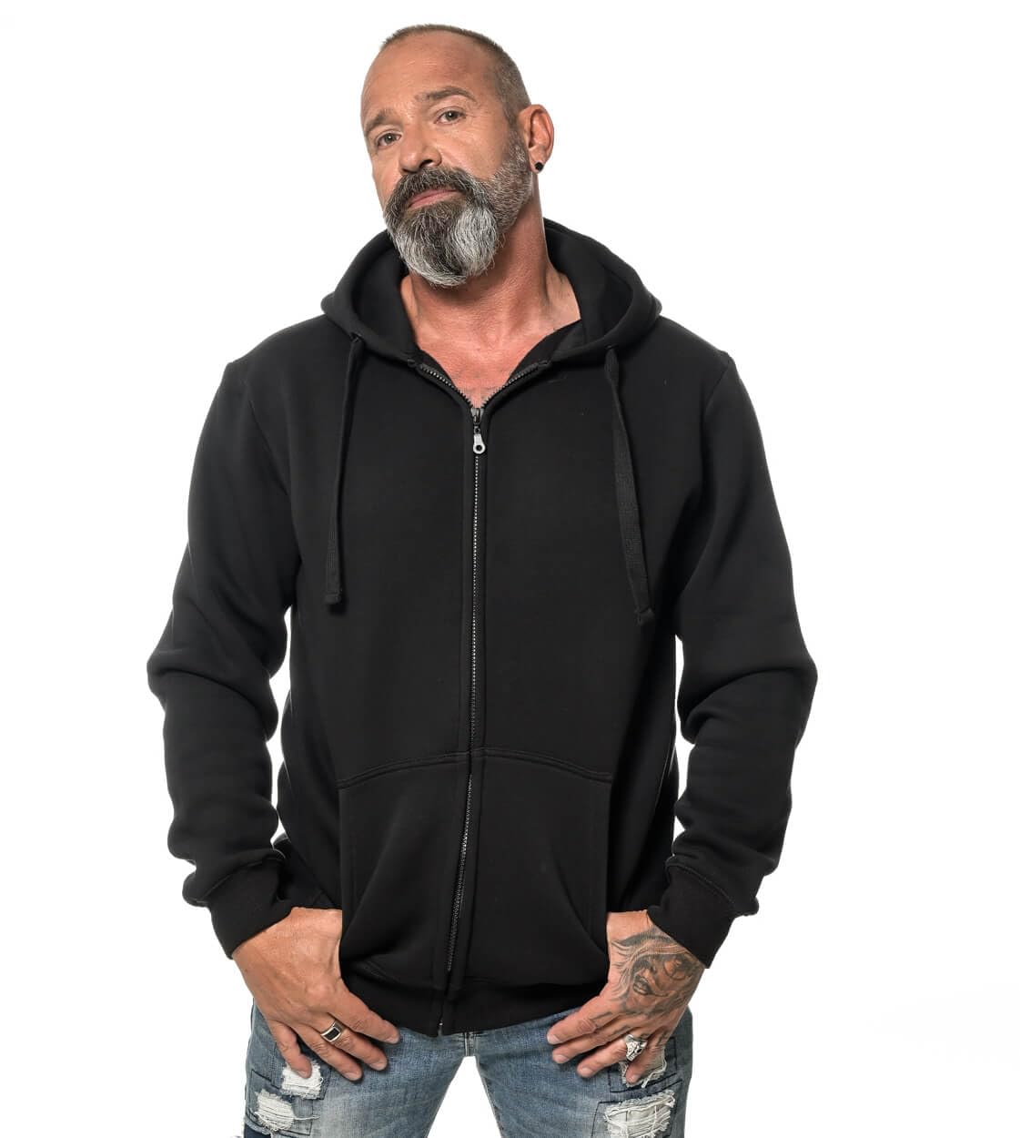 ROCK-IT Apparel Veste à Capuche Premium pour Hommes [S-5XL] Sweat-Shirt à Capuche Manches Longues - Parfaite pour l'automne et l'hiver-Capuche avec Cordon de Serrage Beaucoup de Couleurs