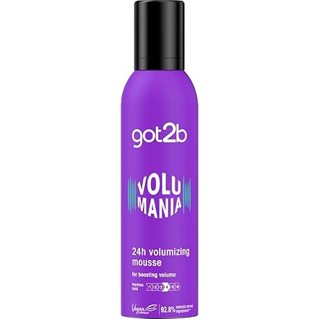 Enhance Hair Volume with Got 2B Volumaniac Bodifying Hair Mousse