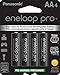Panasonic BK-3HCCA4BA Eneloop Pro AA High Capacity Ni-MH Pre-Charged Rechargeable Batteries (Pack of 4)