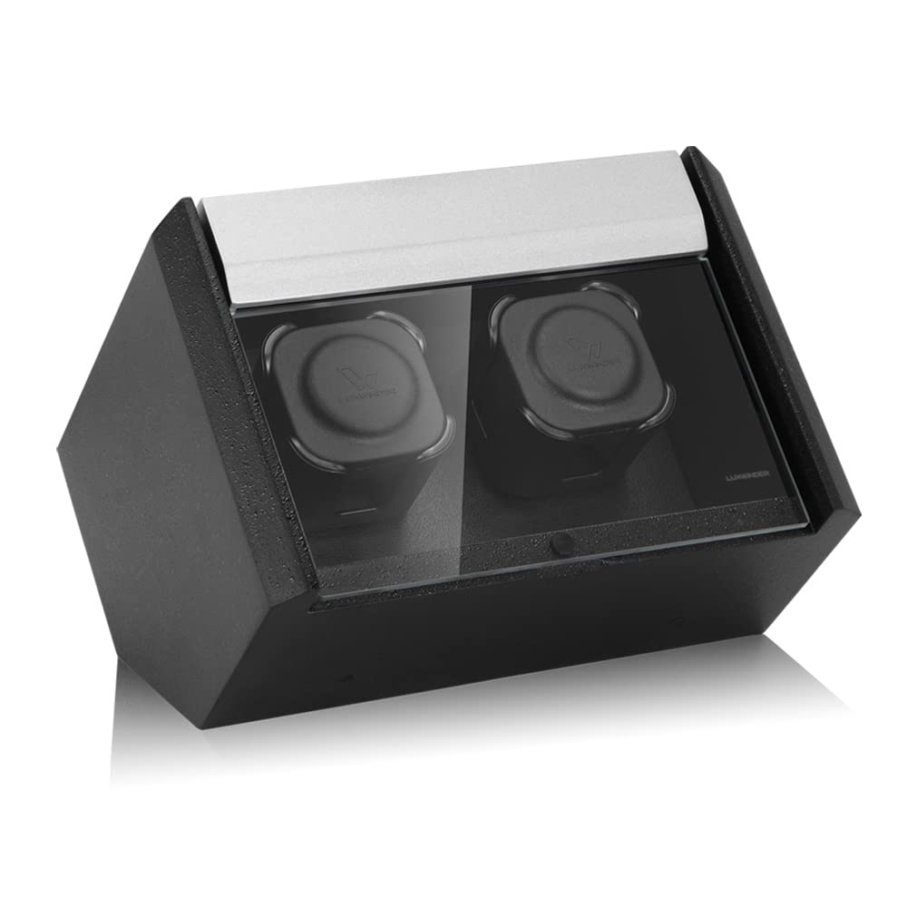 Uhrenbeweger Carat für 2 Uhren Watch Winder for 2 Watches Black