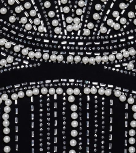 Image of PORRCEY Women's Sexy Rhinestone Mesh See Through Party Night Prom Dress