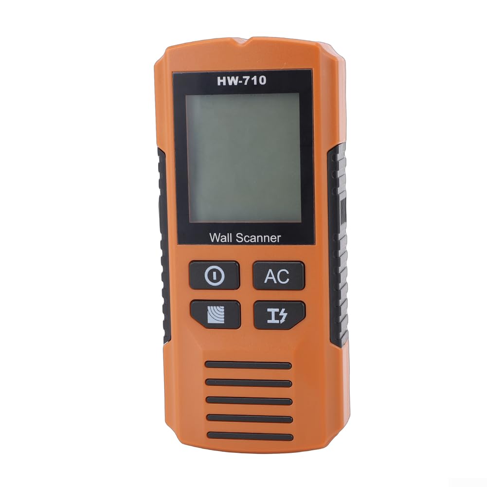 Startbuymore HW-710 Digital Wall Scanner With LCD Display Detects Ferrous Non Ferrous Metals Live Wires And Wood Up To 80 Mm Deep