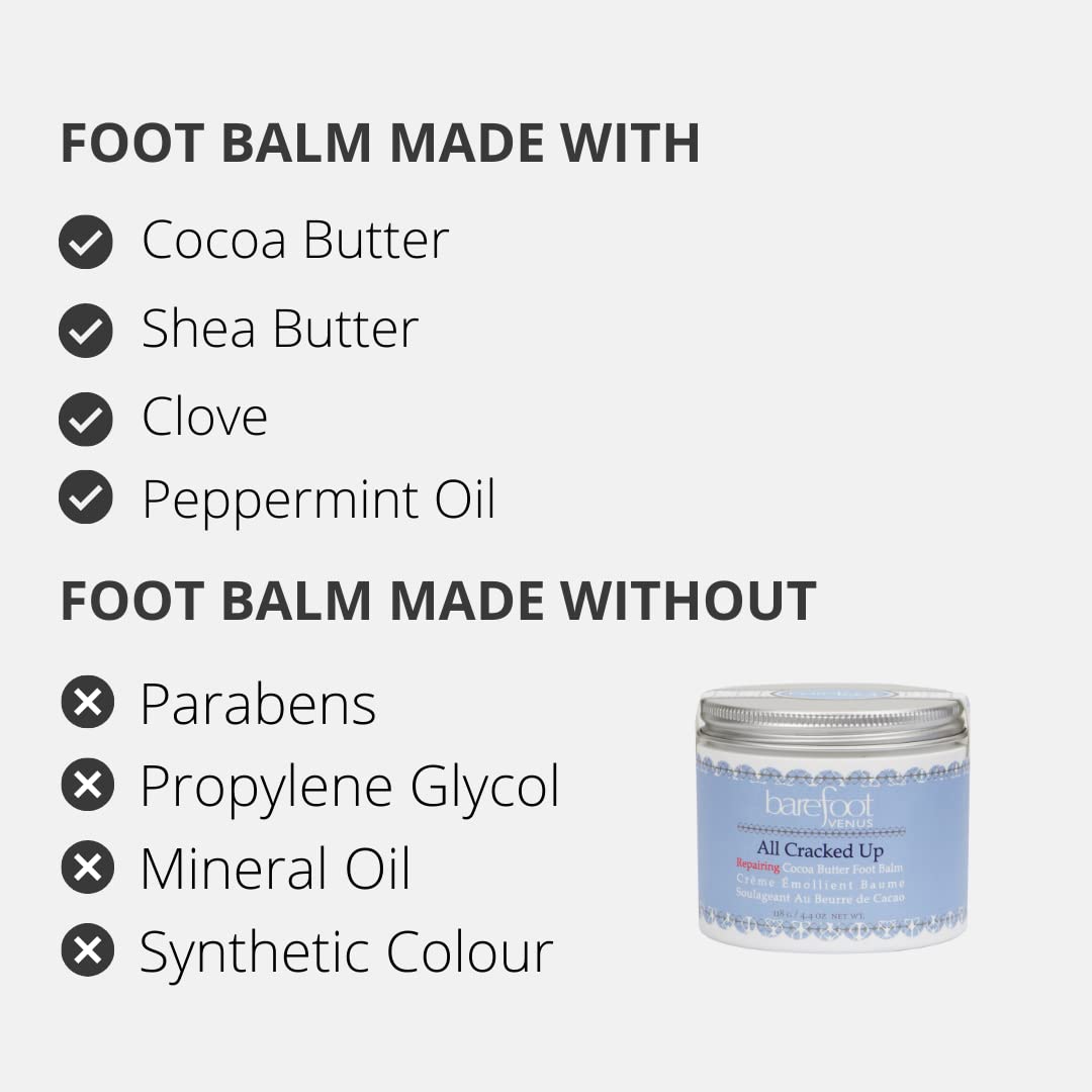 Barefoot Venus All Cracked Up Foot Balm - 3 Pack
