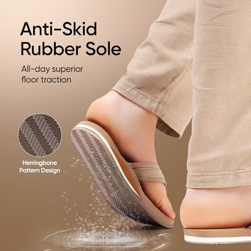 Image of Frido Cloud Comfort Slippers for Women & Men | Available in 2 Options- Arch Support & Without Arch |Orthopedic Soft Home Chappal Unisex Slipper, House Slipper with Anti-Skid Sole for Home Use & Casual