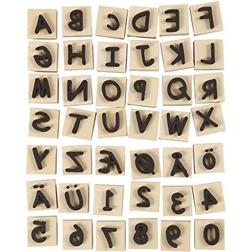 Timbro In Gommapiuma, Dimensioni 3 X 3 Cm, 41 Pezzi