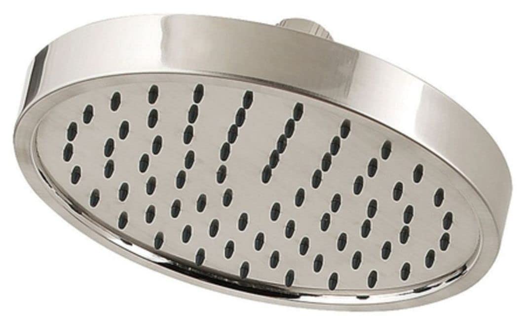 Pfister Contempra Round Raincan Shower Head (Arm & Flange Not Included), Single Function, 7-Inch, Brushed Nickel Finish, 973241J