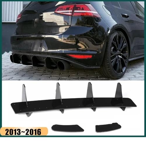 Diffuseur arrière Golf 7 GTI MK7 2013-2016 spoiler bas pare-choc