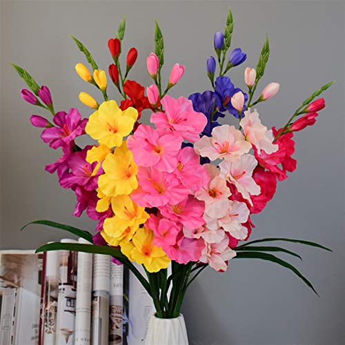 Orchids artificielles en soie pour decor de table resistant a la chaleur