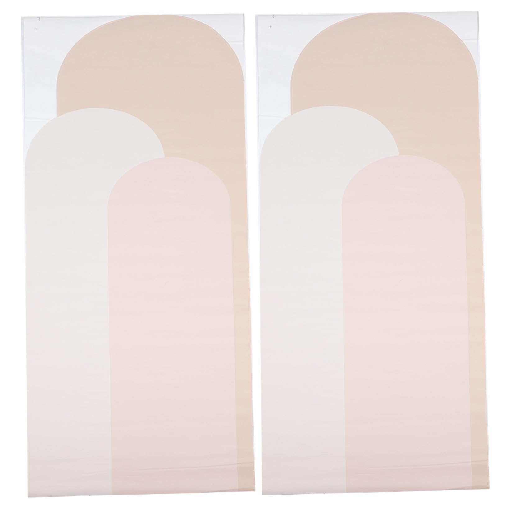 2 Piezas Pvc Pegatinas de Pared Bohemias Geométrico