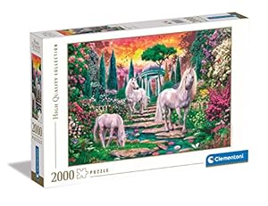 Puzzle Clementoni Collection Classique Jardins Licornes - 2000 Pièces