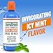 TheraBreath Fresh Breath Oral Rinse, Invigorating ICY Mint Flavor, Dentist Formulated and ADA-Accepted Mouthwash for Bad Breath pH-Balanced, Alcohol Free & Non-Burning, 1 Liter