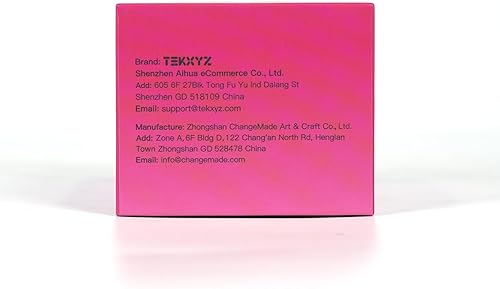 Miniatura 4 de TEKXYZ® Pelota de reflejos con aplicación contadora y comunidad en línea, 2 niveles diferentes de pelota de boxeo con diadema, perfecta para Rosado