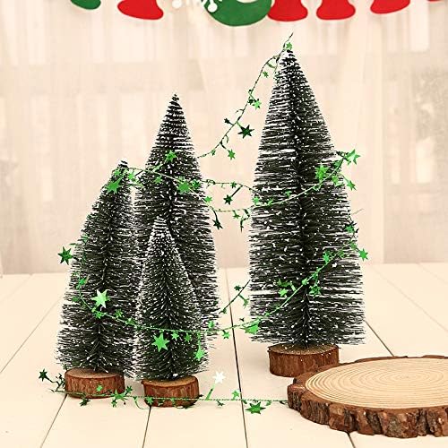 Miniatura 2 de Neo LOONS Guirnalda de estrella de 25 pies de oropel con alambre para decoración de árbol de Navidad, adornos de fiesta, accesorios de fiesta,