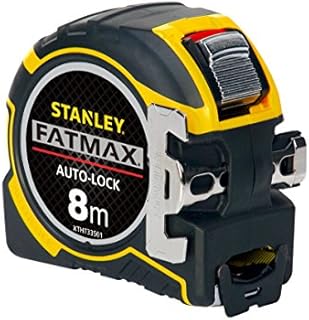 STANLEY STA033671 FATMAX Autolock Tape, 5m Metric Only, Yellow/Black