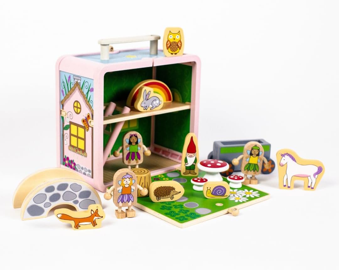 Amazon.com: Jack Rabbit Creations Suitcase Fairy Playset - 17