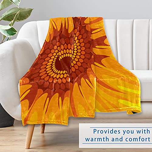 Couverture douce tournesols pour des moments cocooning réconfortants - 7